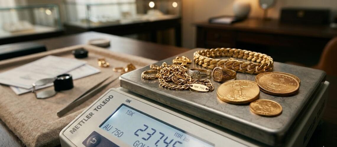 18 karat guld pris