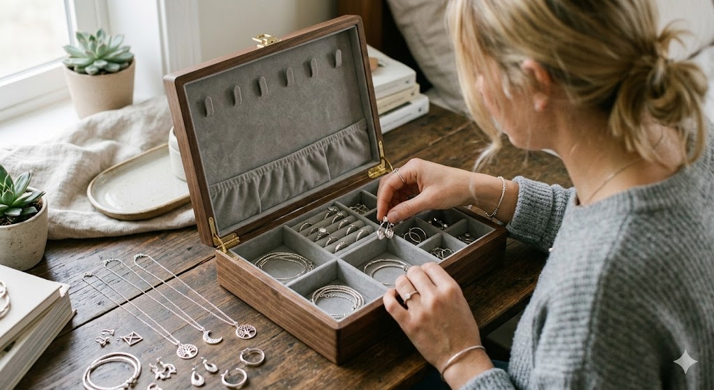 Rengöra silversmycken