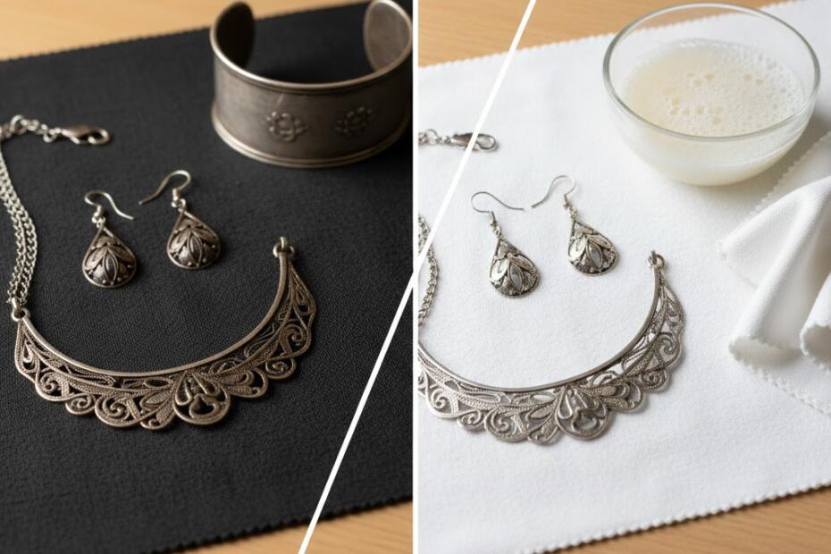 rengöra silversmycken